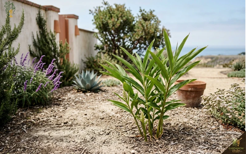 Cardamom in Southern California coastal garden — zone 10