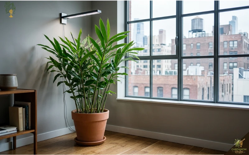 Cardamom as indoor houseplant in northern USA home