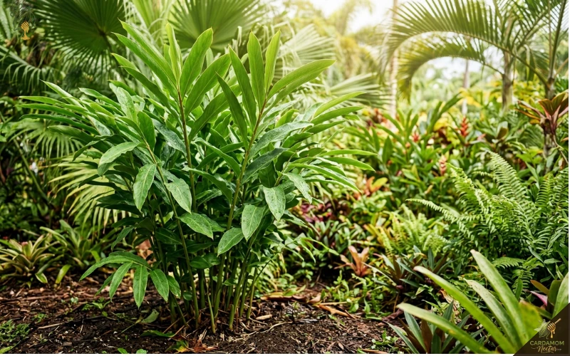 Cardamom growing in Puerto Rico — zone 12 tropical
