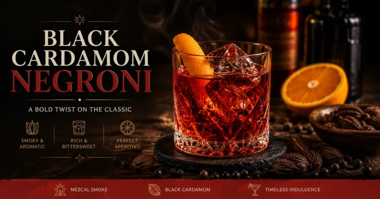 Black Cardamom Negroni Recipe (The Smokiest Negroni You’ll Make)