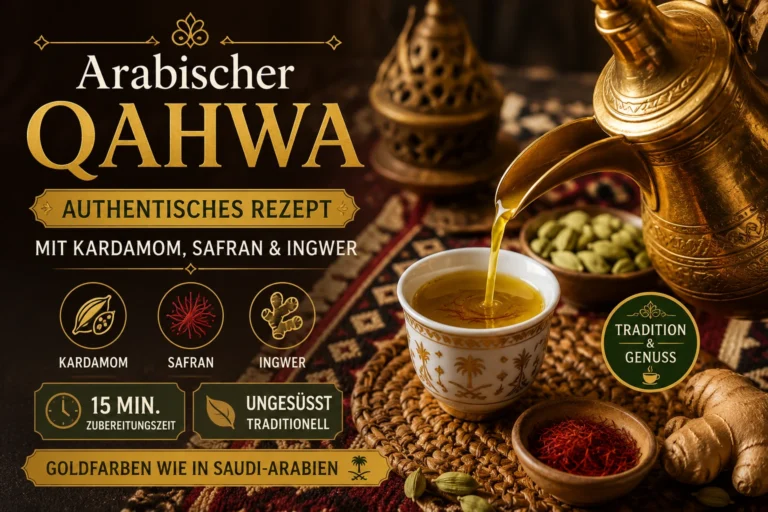 Arabischer Qahwa Rezept: Authentisch, Kardamom & Safran