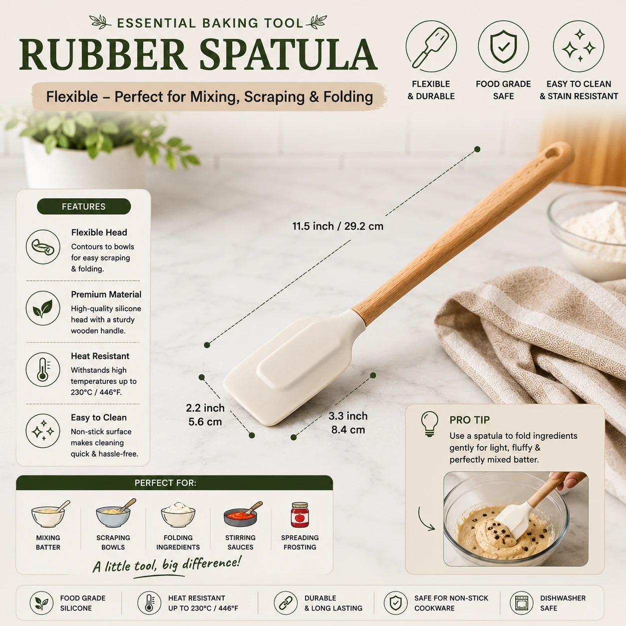 Rubber spatula