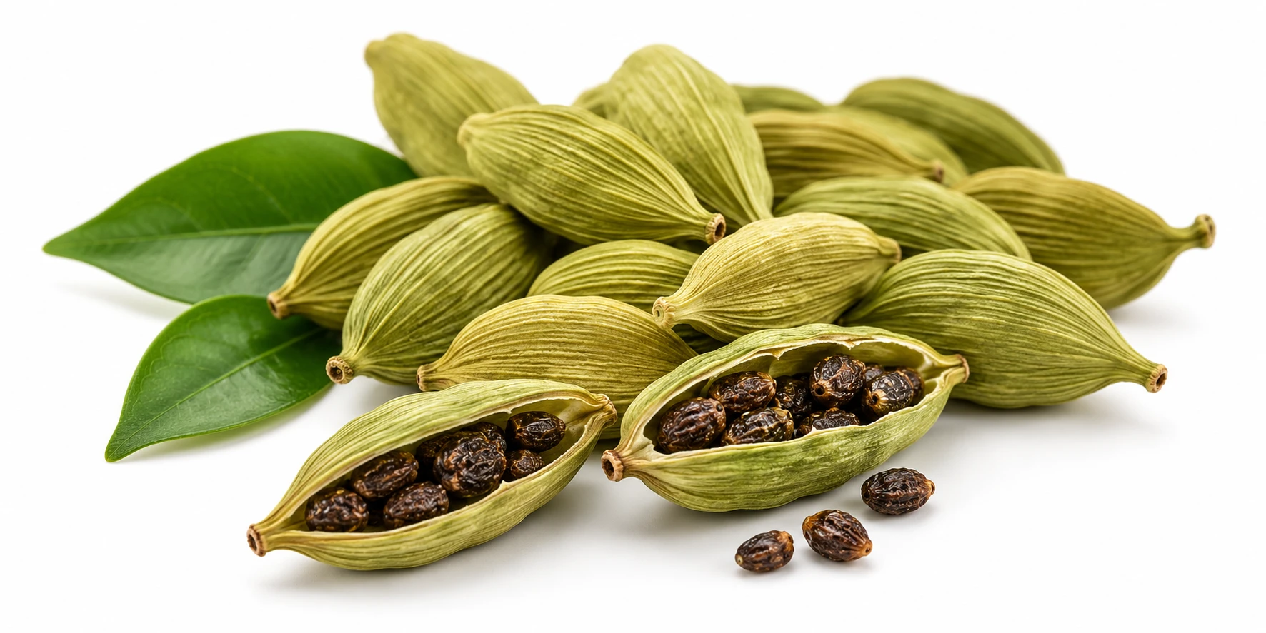 Green cardamom pods